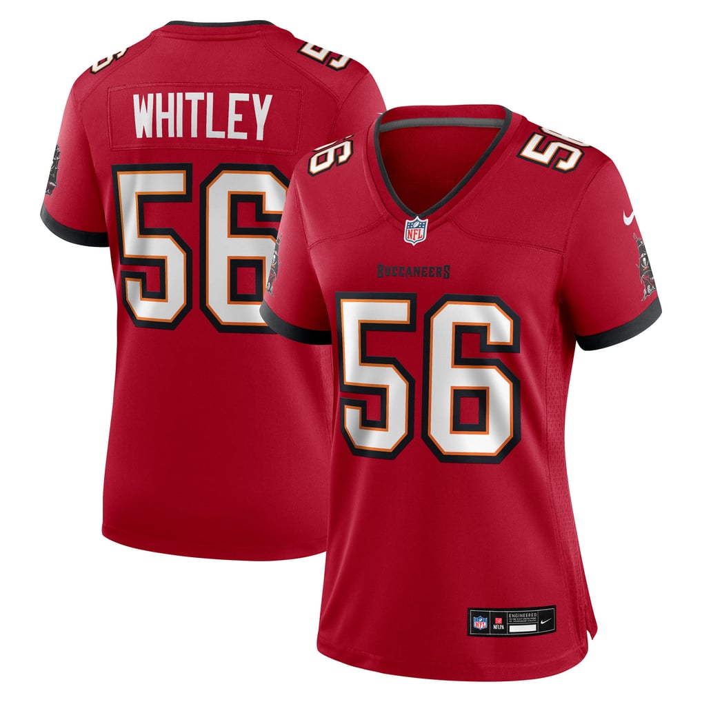 Women's Tampa Bay Buccaneers Benton Whitley Nike  Red Team Game Jersey - Image 1