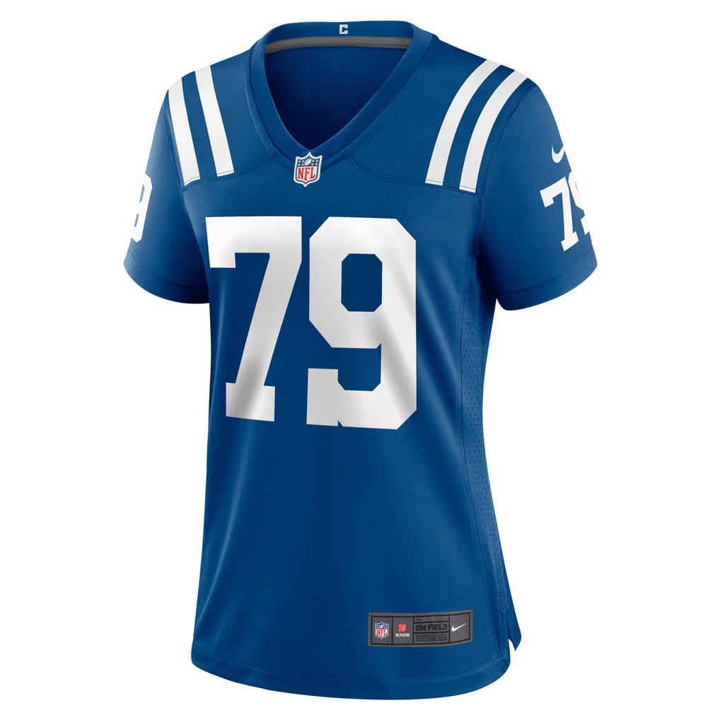 Women's Indianapolis Colts Bernhard Raimann Nike Royal Player Game Jersey - Image 3