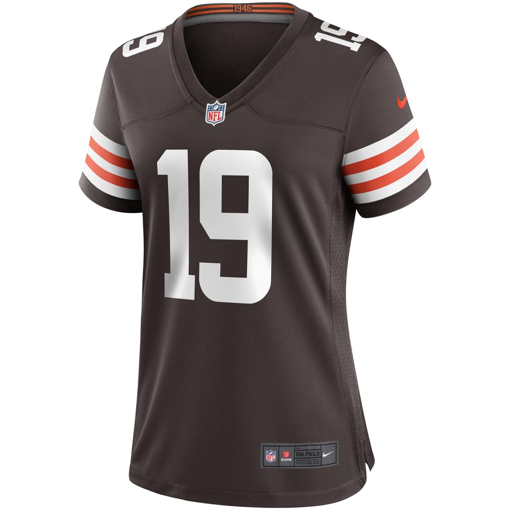 Women's Cleveland Browns Bernie Kosar Nike Brown Game Retired Player Jersey - Image 3