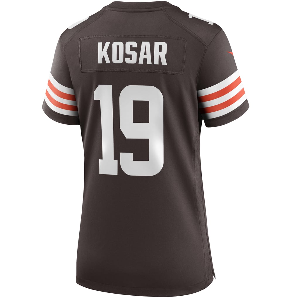 Women's Cleveland Browns Bernie Kosar Nike Brown Game Retired Player Jersey - Image 4