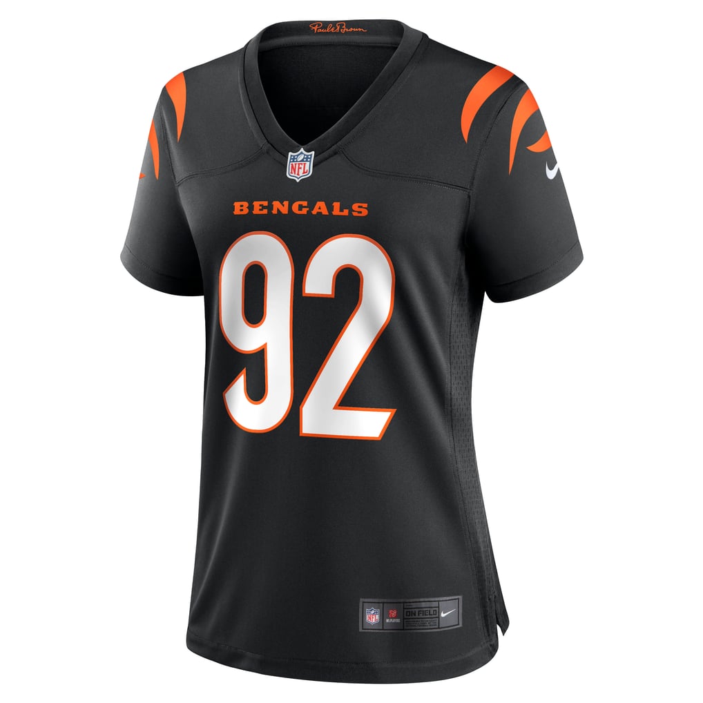 Women's Cincinnati Bengals B.J. Hill Nike Black Game Jersey - Image 3