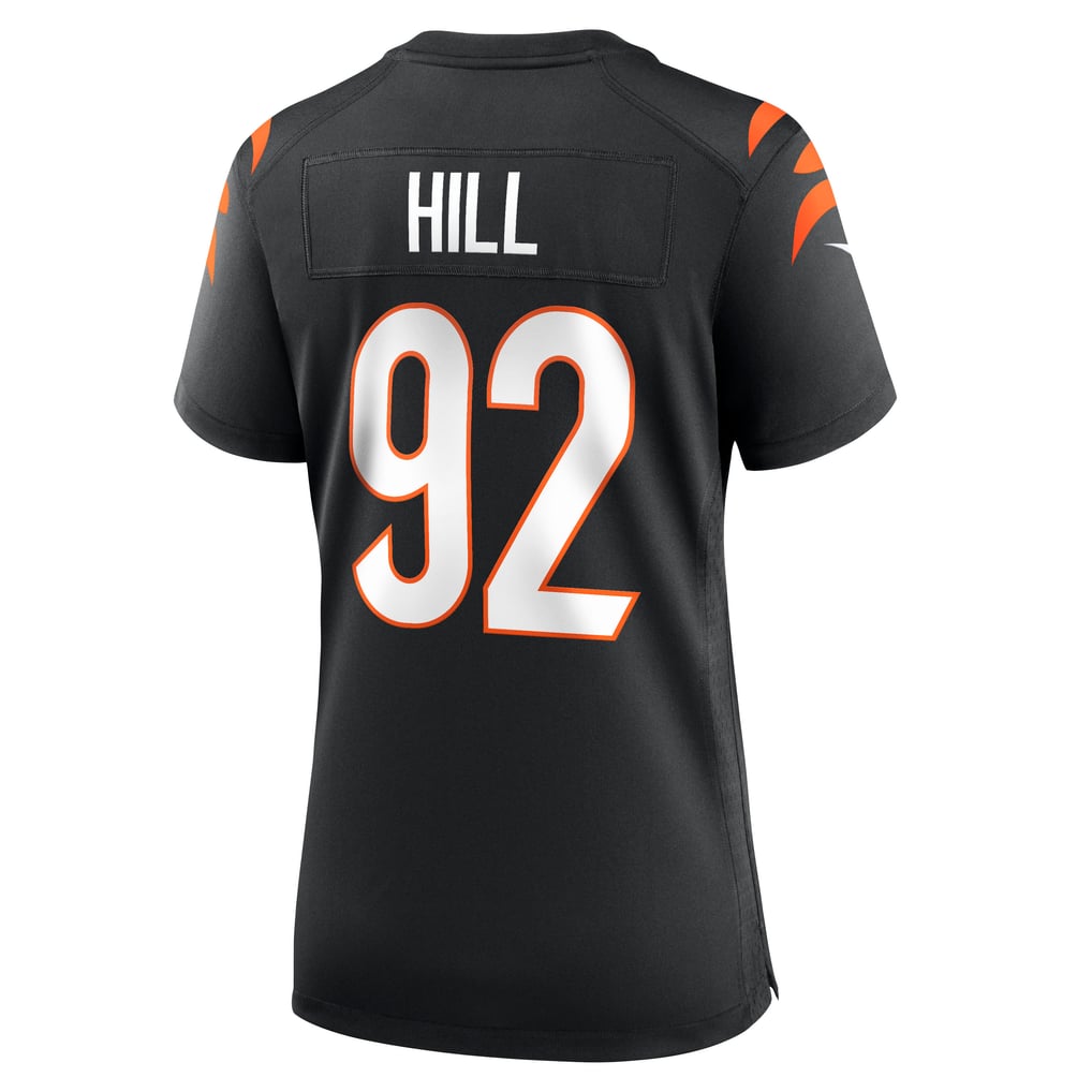 Women's Cincinnati Bengals B.J. Hill Nike Black Game Jersey - Image 4
