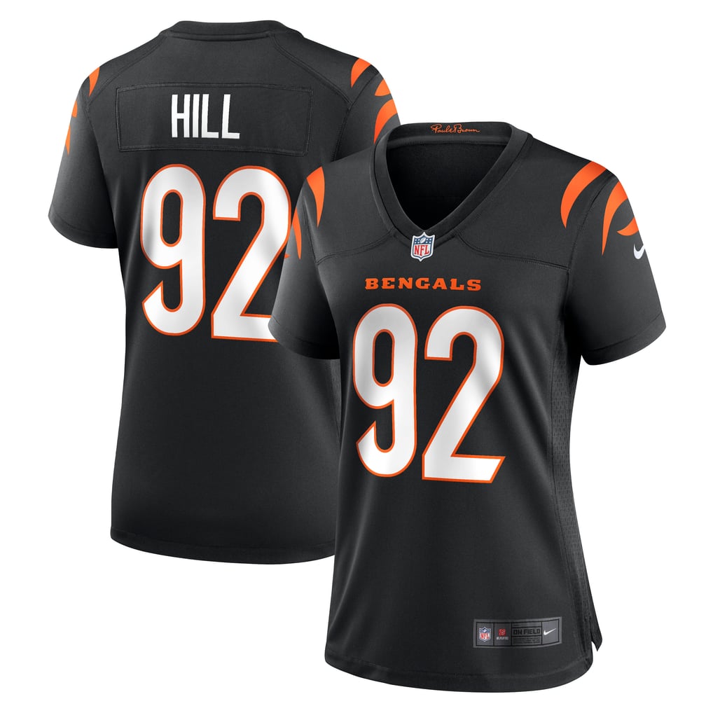 Women's Cincinnati Bengals B.J. Hill Nike Black Game Jersey - Image 1