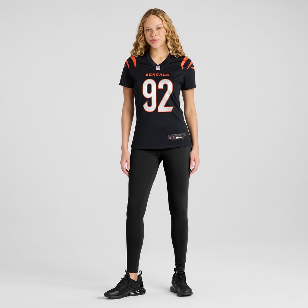 Women's Cincinnati Bengals B.J. Hill Nike Black Game Jersey - Image 5