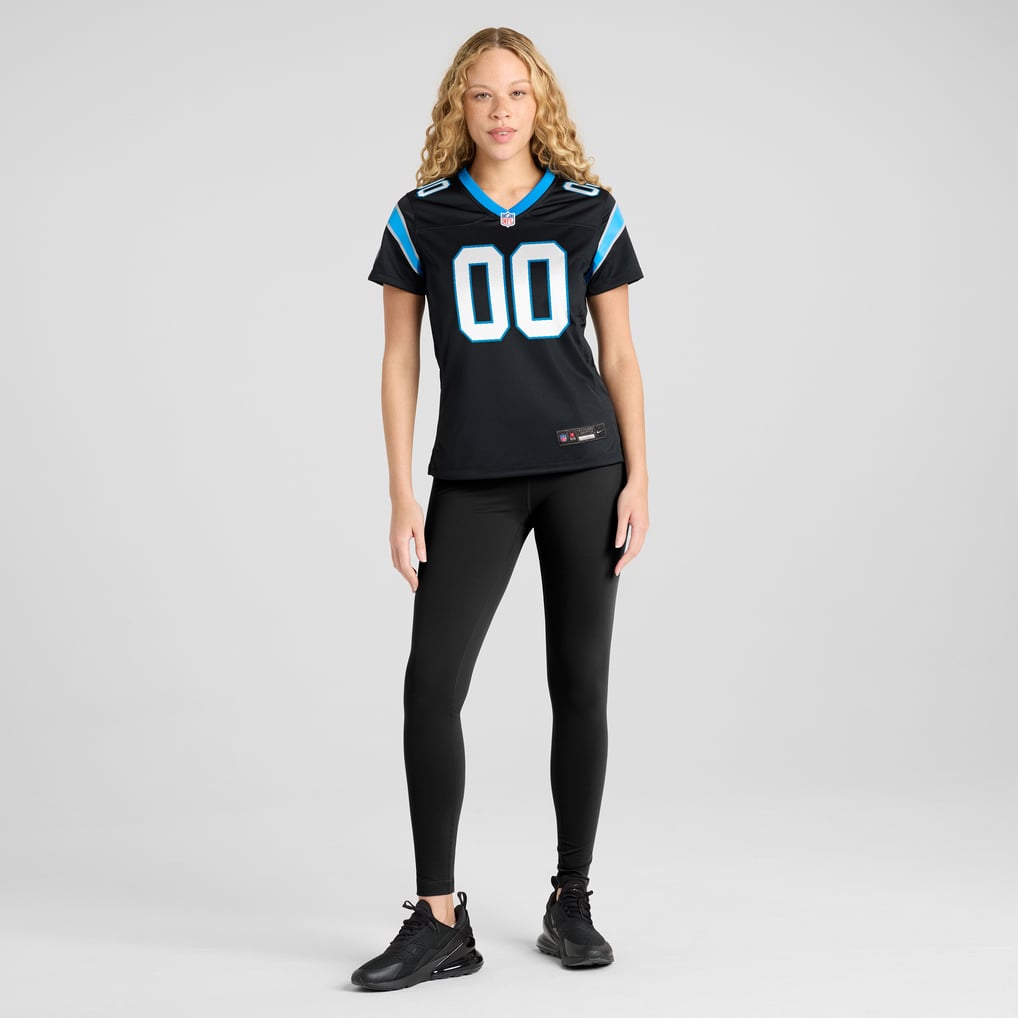 Women's Carolina Panthers Nike Black Custom Game Jersey - Image 5