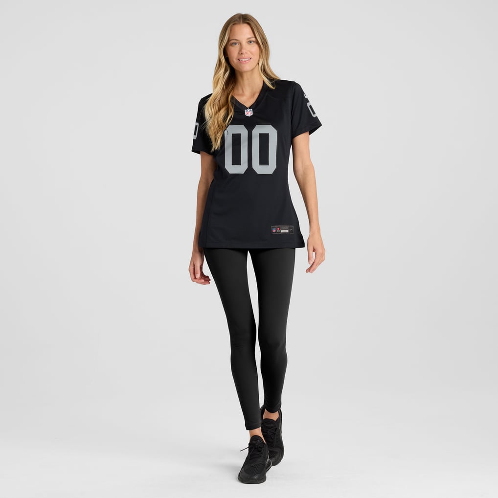 Women's Nike Black Las Vegas Raiders Custom Game Jersey - Image 5
