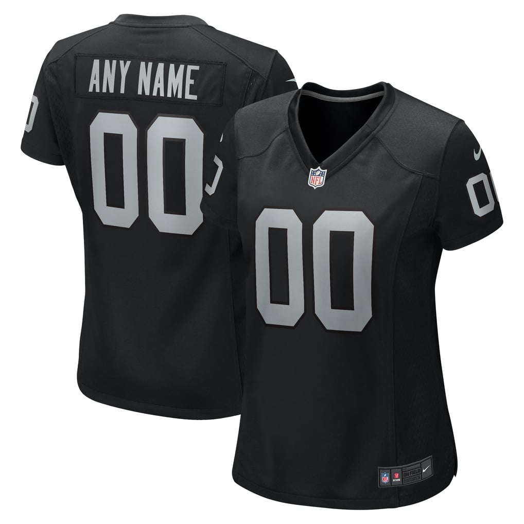 Women's Nike Black Las Vegas Raiders Custom Game Jersey - Image 1