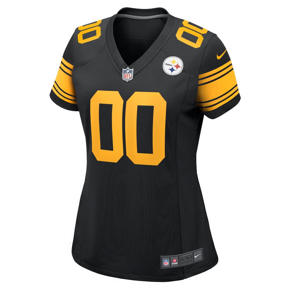 Women's Pittsburgh Steelers  Nike Black Alternate Custom Game Jersey - Image 3