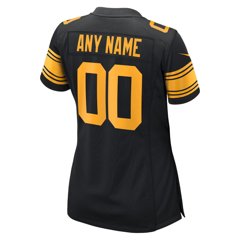 Women's Pittsburgh Steelers  Nike Black Alternate Custom Game Jersey - Image 4