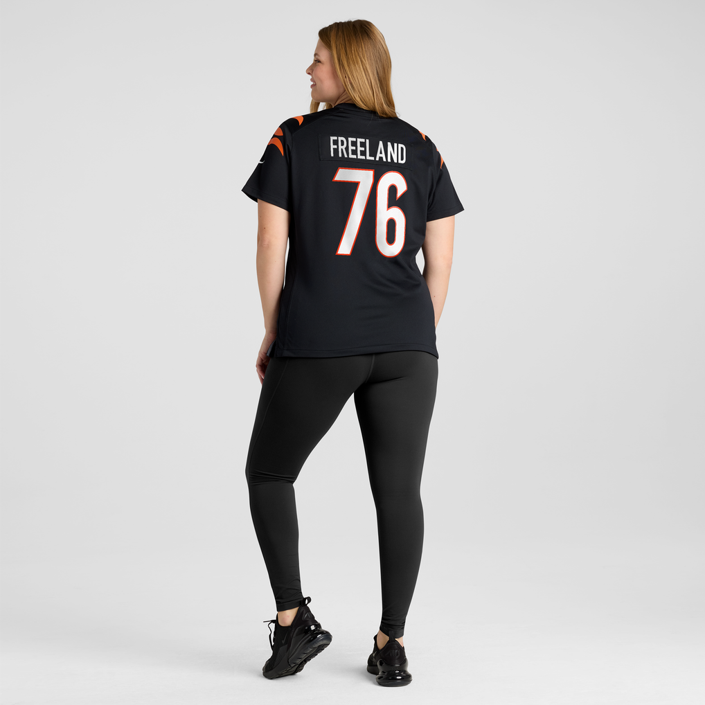 Women's Cincinnati Bengals Blake Freeland Nike Black Team Game Jersey - Image 6