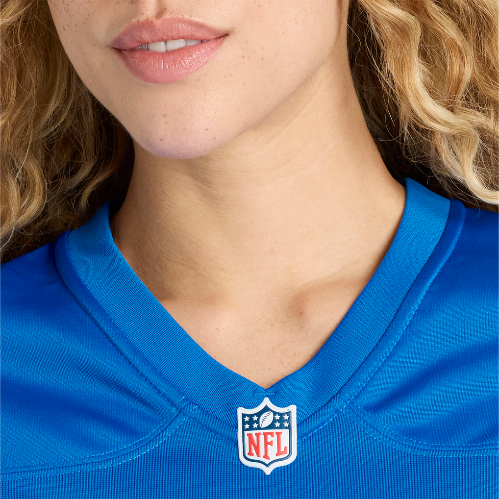 Women's Detroit Lions Blake Miller Nike Blue Team Game Jersey - Image 9