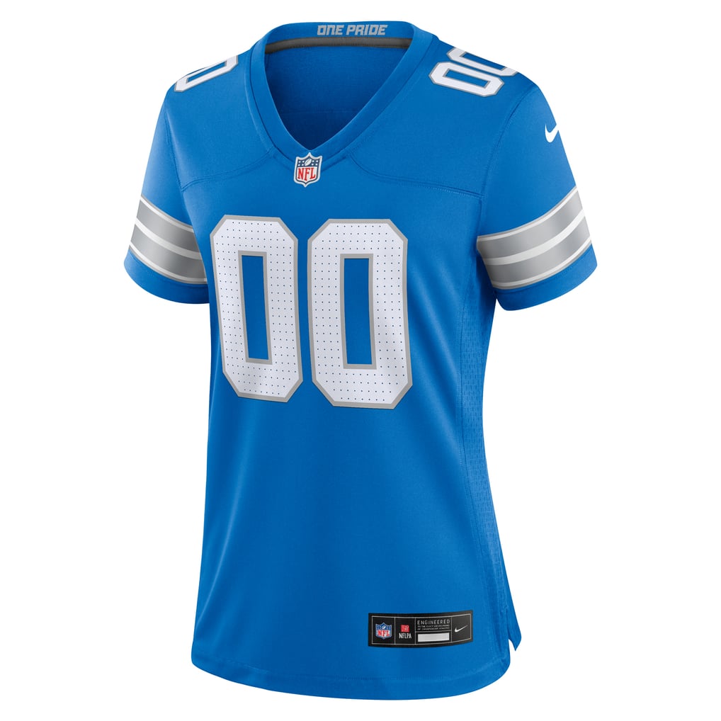 Women's Detroit Lions  Nike Blue Custom Game Jersey - Image 3