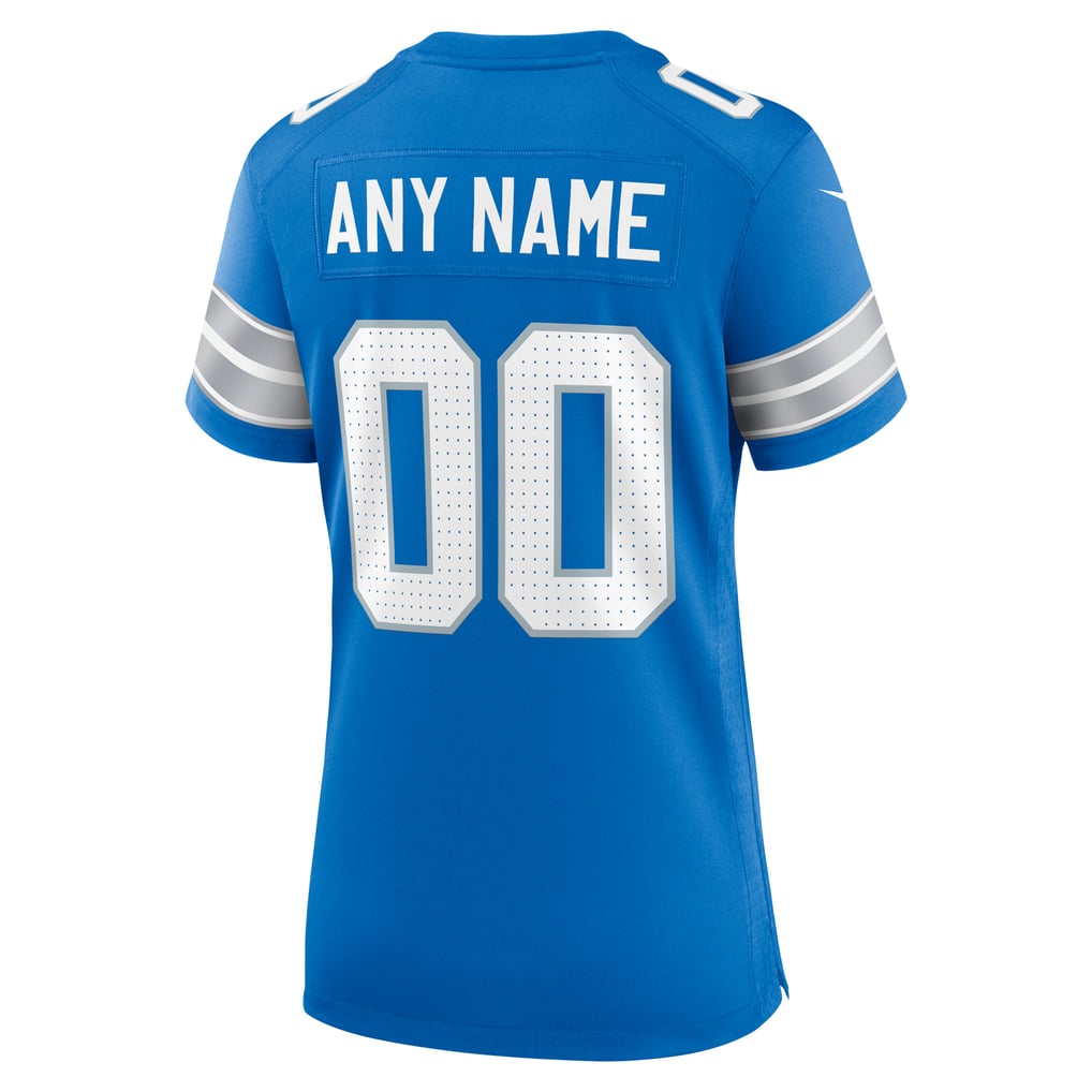 Women's Detroit Lions  Nike Blue Custom Game Jersey - Image 4