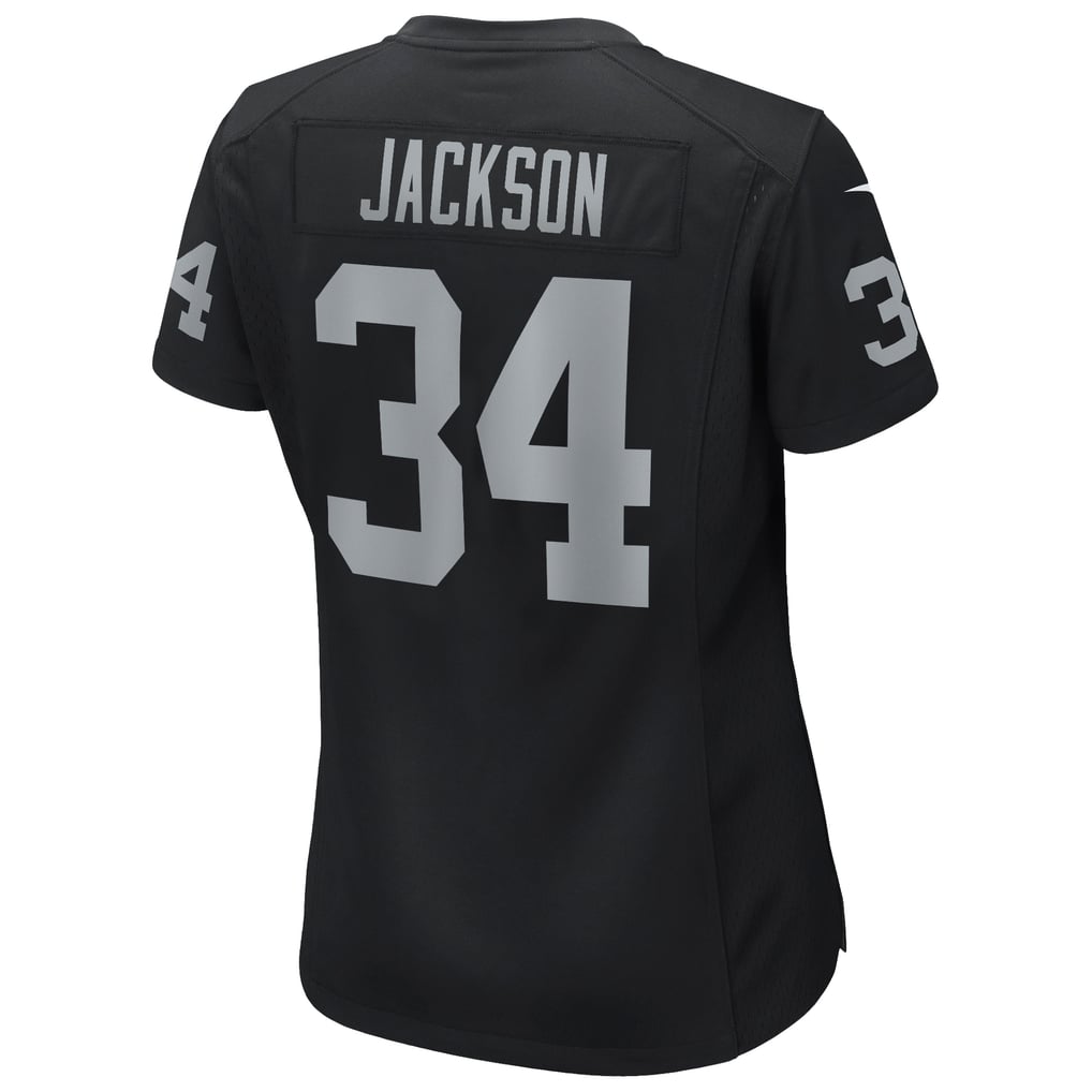 Women's Las Vegas Raiders Bo Jackson Nike Black Game Retired Player Jersey - Image 4