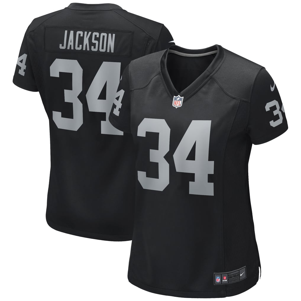 Women's Las Vegas Raiders Bo Jackson Nike Black Game Retired Player Jersey - Image 1