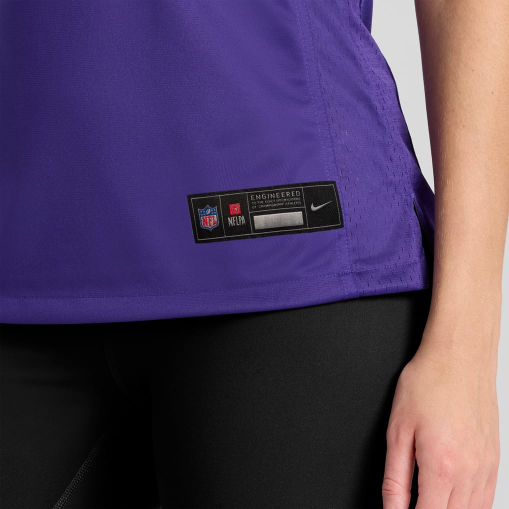 Women's Minnesota Vikings Bo Richter Nike  Purple Team Game Jersey - Image 10