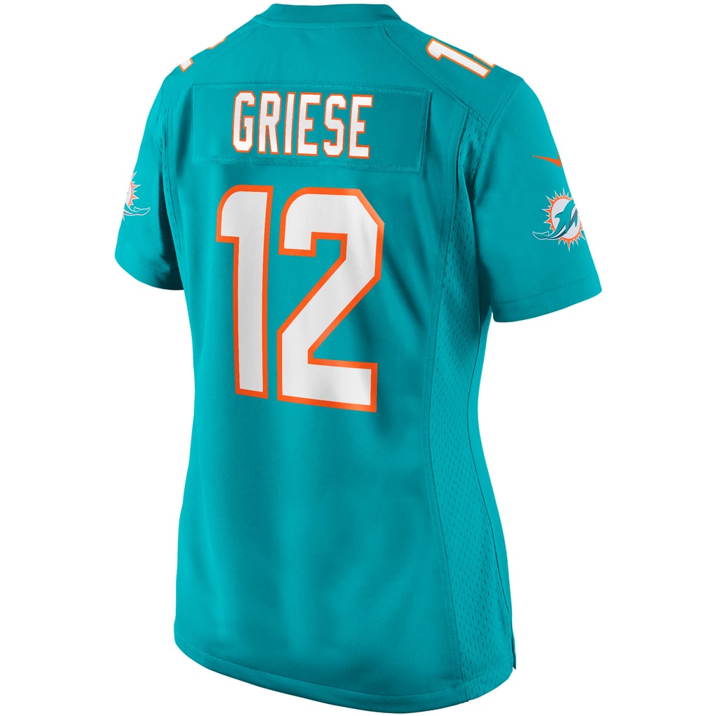 Women's Miami Dolphins Bob Griese Nike Aqua Game Retired Player Jersey - Image 4