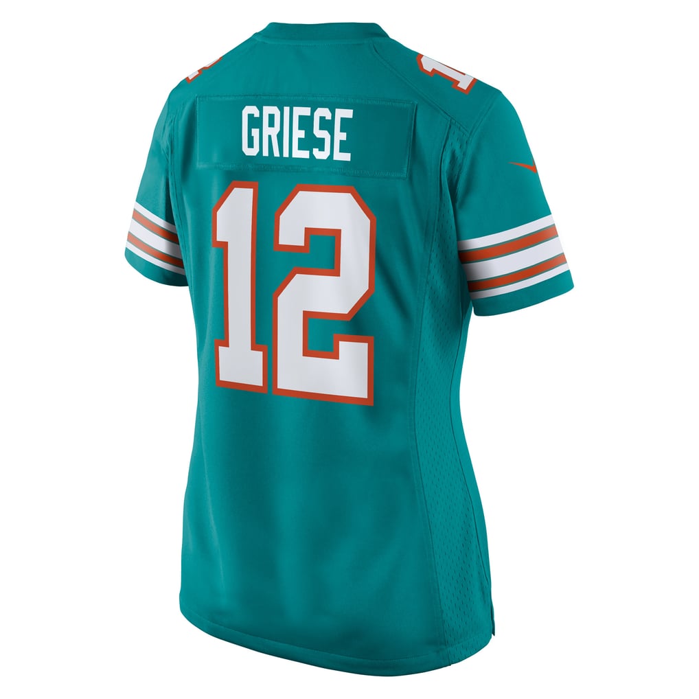 Women's Miami Dolphins Bob Griese Nike Aqua Retired Player Jersey - Image 4