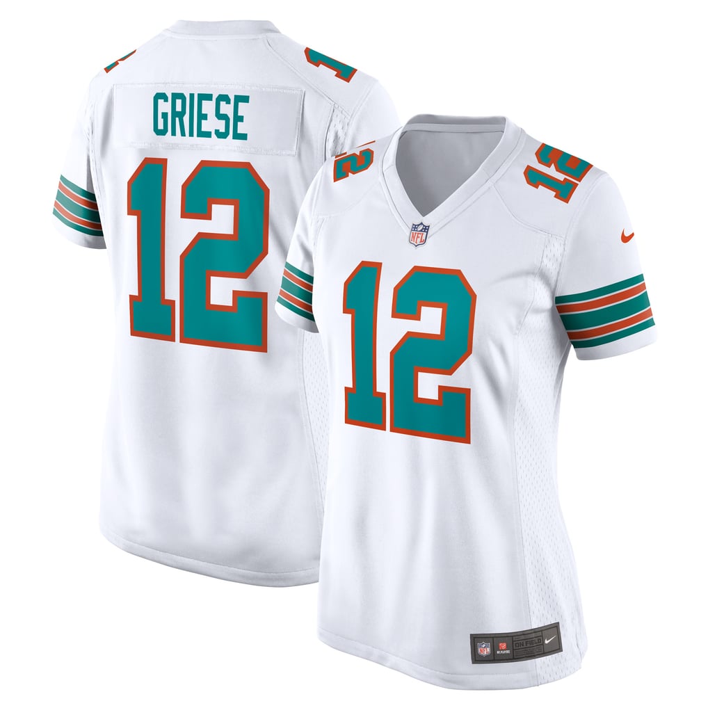 Women's Miami Dolphins Bob Griese Nike White Retired Player Jersey - Image 1