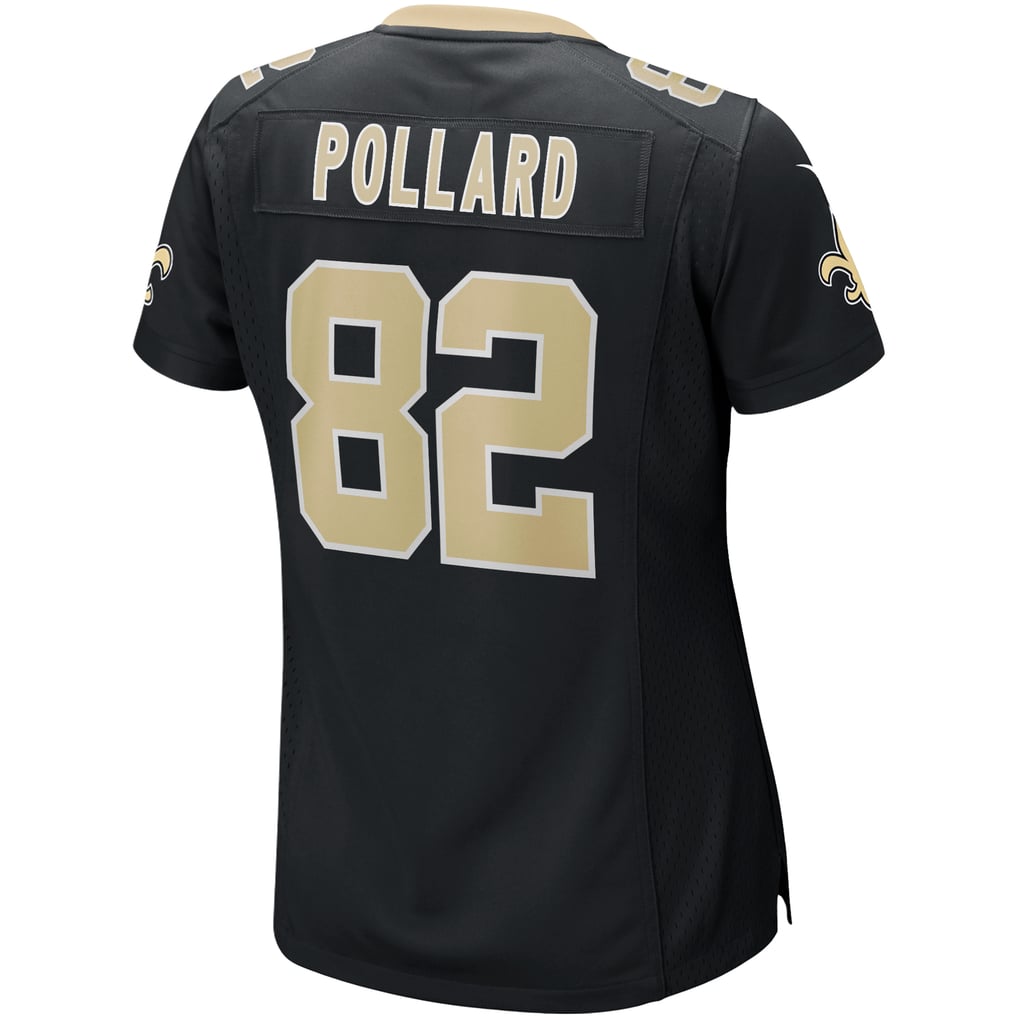Women's New Orleans Saints Bob Pollard Nike Black Game Retired Player Jersey - Image 4