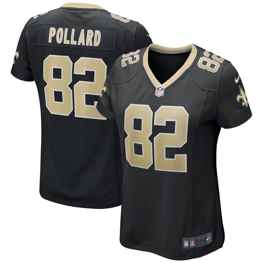 Women's New Orleans Saints Bob Pollard Nike Black Game Retired Player Jersey - Image 1