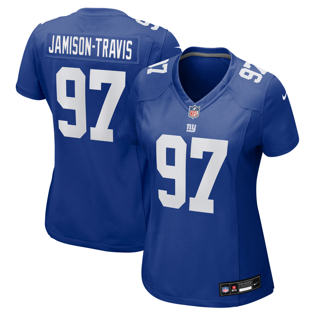 Women's New York Giants Bobby Jamison-Travis Nike Royal Team Game Jersey - Image 2