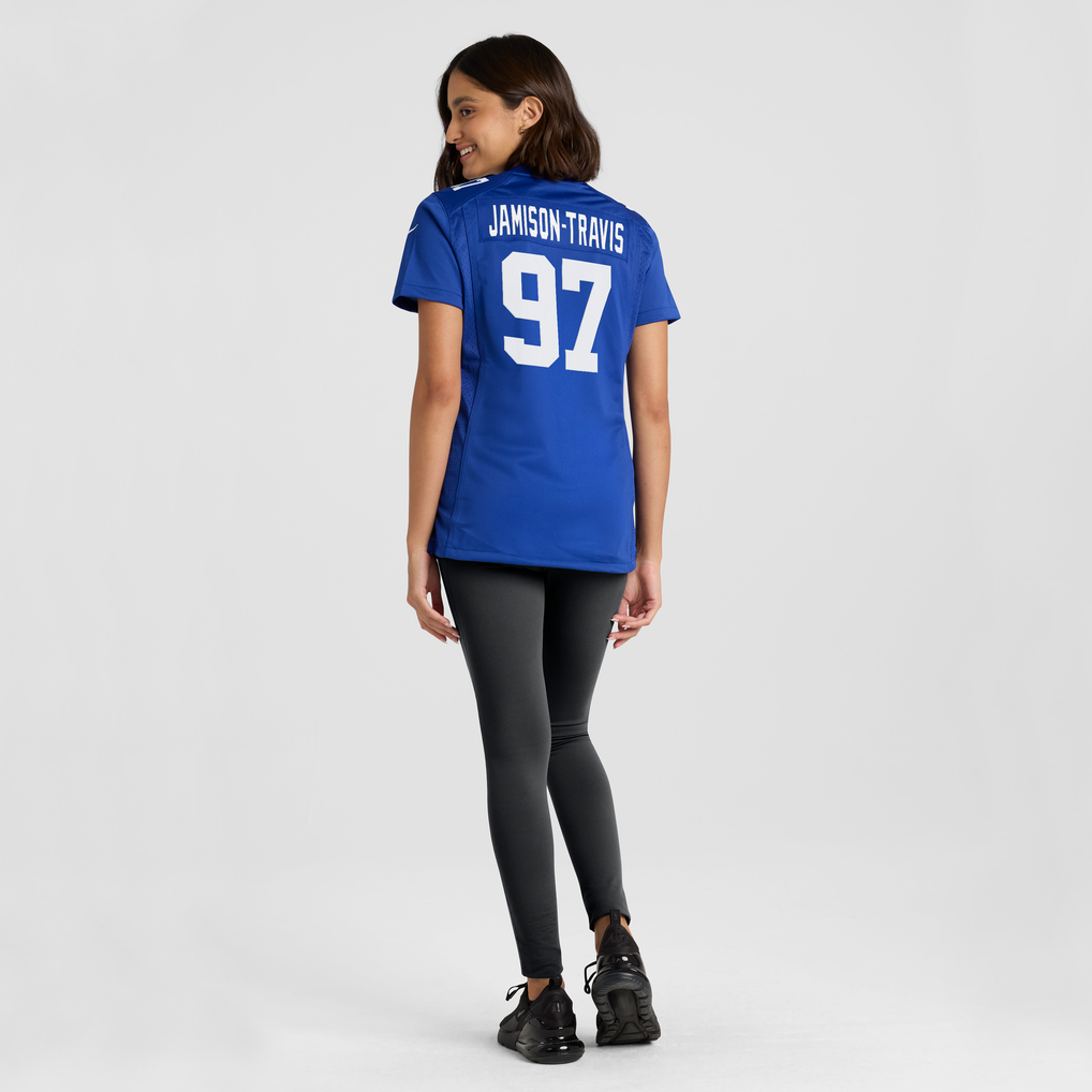 Women's New York Giants Bobby Jamison-Travis Nike Royal Team Game Jersey - Image 4