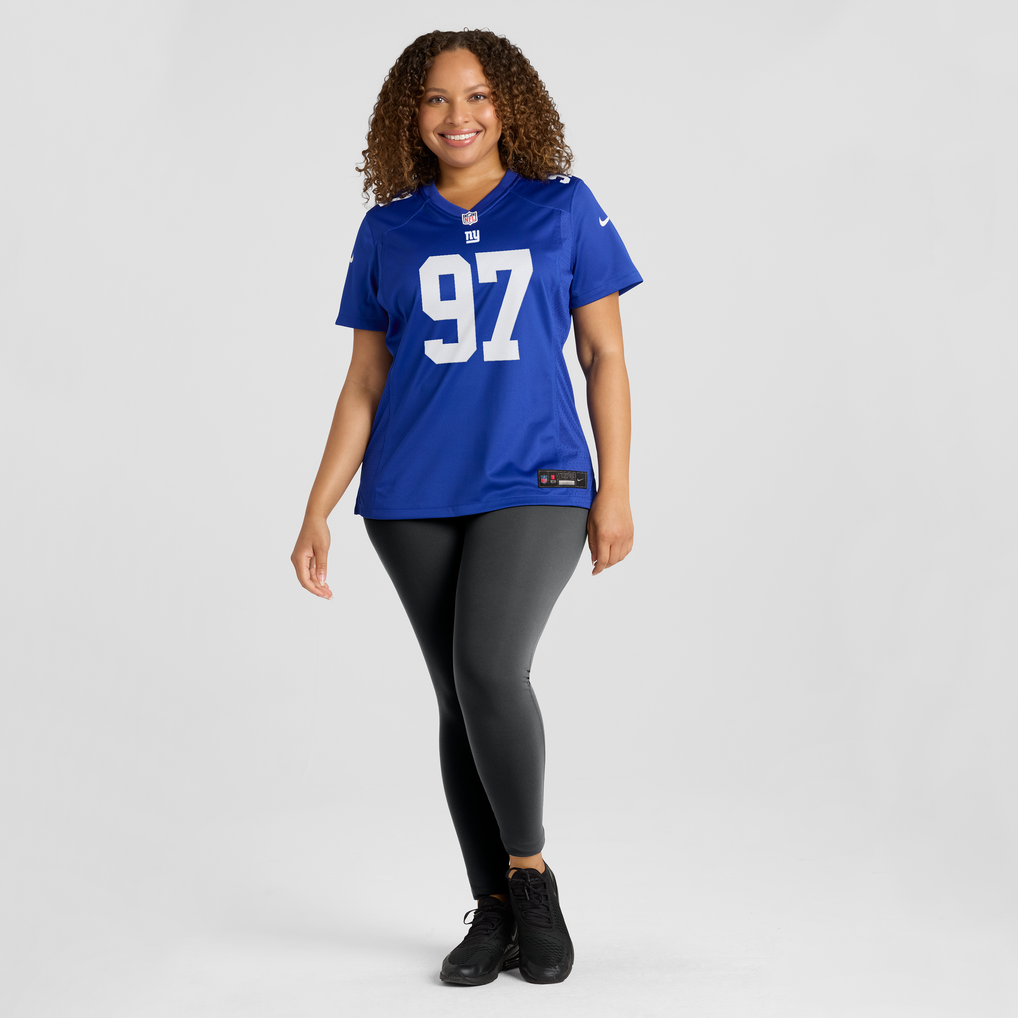 Women's New York Giants Bobby Jamison-Travis Nike Royal Team Game Jersey - Image 5