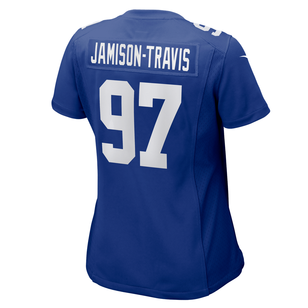 Women's New York Giants Bobby Jamison-Travis Nike Royal Team Game Jersey - Image 8