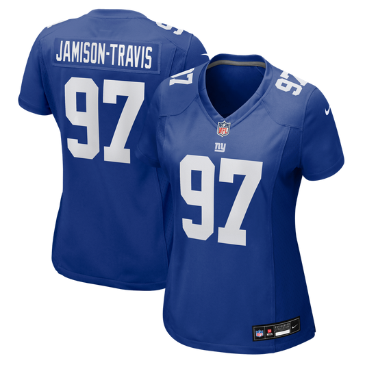 Women's New York Giants Bobby Jamison-Travis Nike Royal Team Game Jersey - Image 1