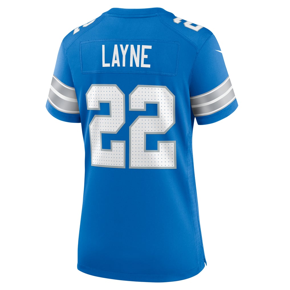 Women's Detroit Lions Bobby Layne Nike Blue Retired Player Game Jersey - Image 4