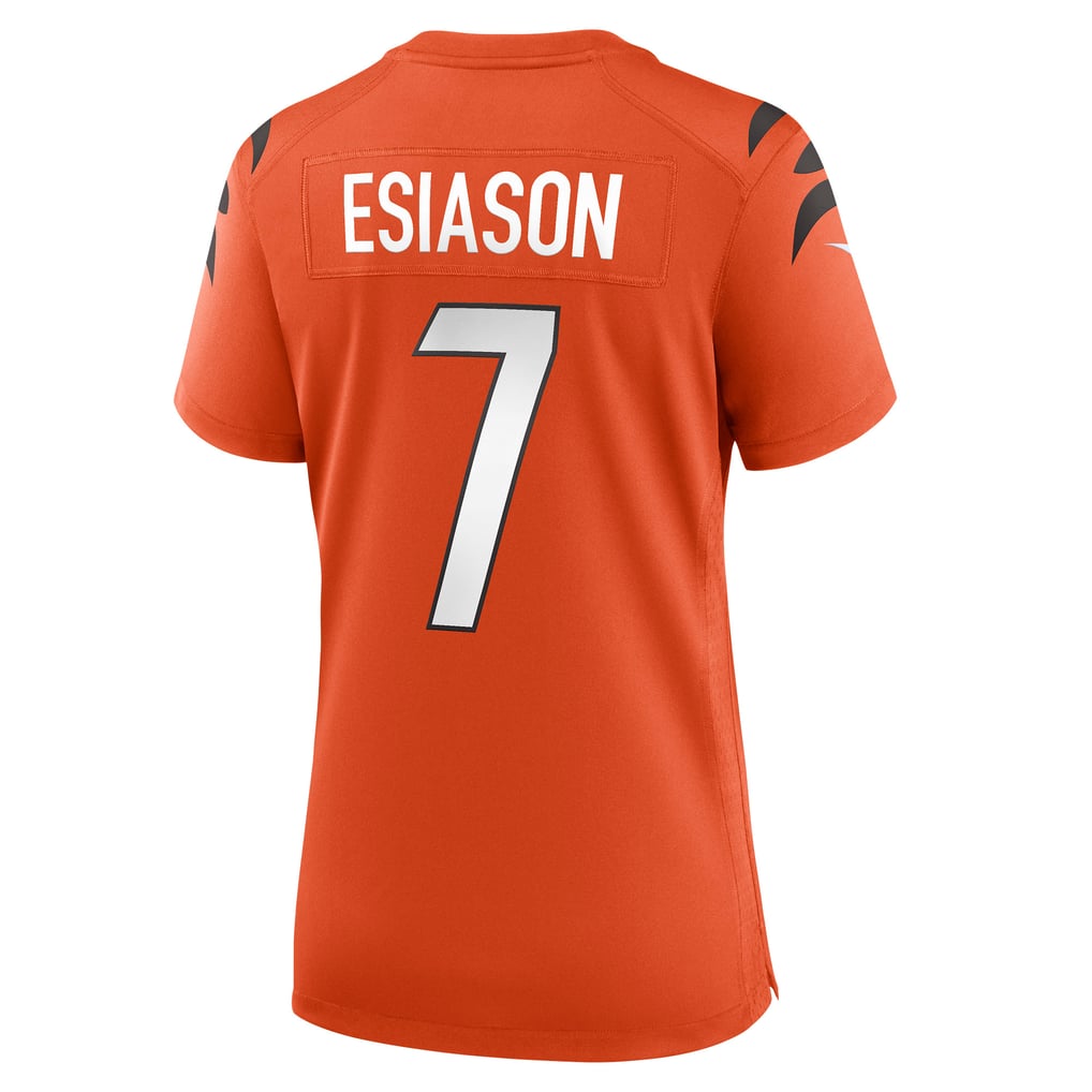 Women's Cincinnati Bengals Boomer Esiason Nike Orange Retired Game Jersey - Image 4