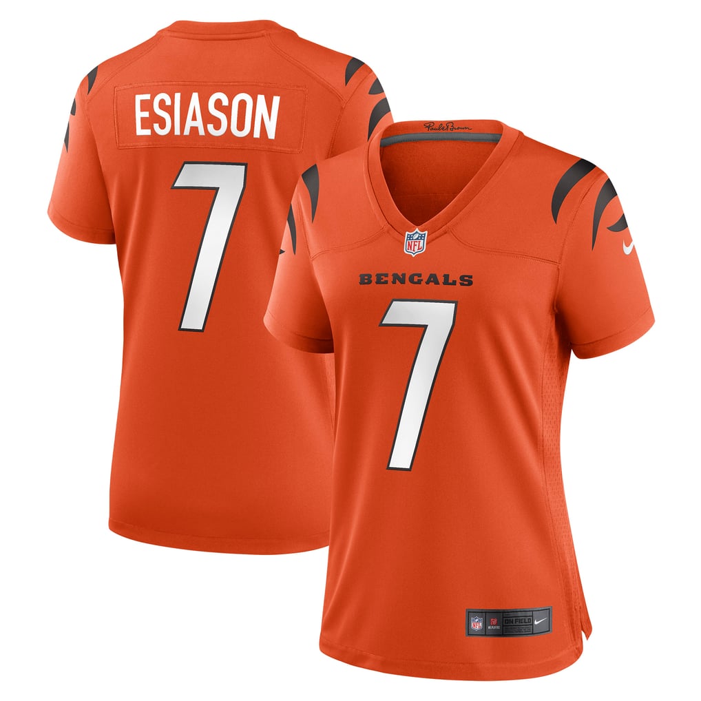 Women's Cincinnati Bengals Boomer Esiason Nike Orange Retired Game Jersey - Image 1