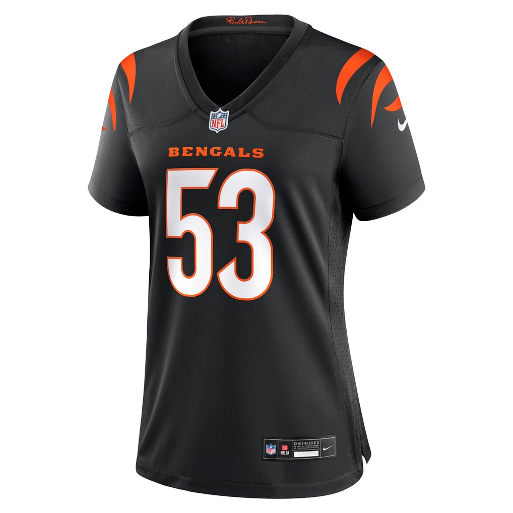 Women's Cincinnati Bengals Boye Mafe Nike Black Team Game Jersey - Image 3