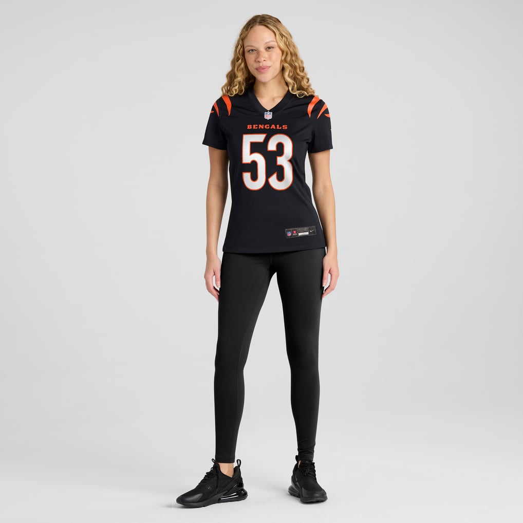 Women's Cincinnati Bengals Boye Mafe Nike Black Team Game Jersey - Image 5