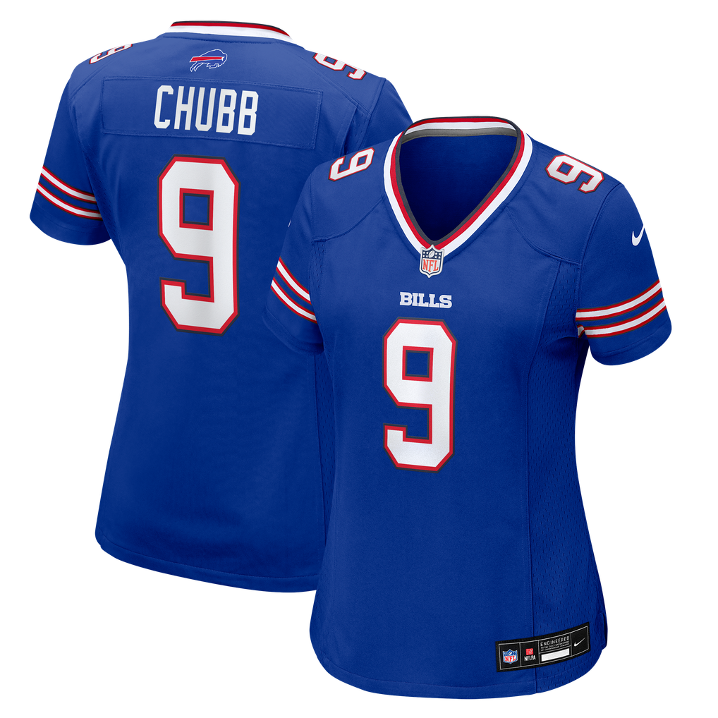 Women's Buffalo Bills Bradley Chubb Nike  Royal Team Game Jersey - Image 1