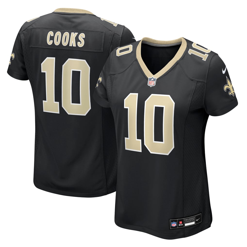 Women's New Orleans Saints Brandin Cooks Nike  Black Team Game Jersey - Image 1