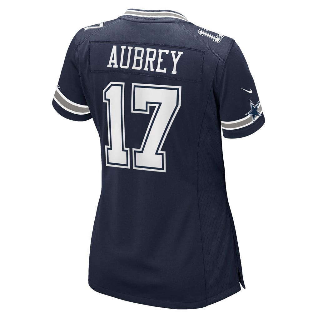 Women's Dallas Cowboys Brandon Aubrey Nike Navy Team Game Jersey - Image 4