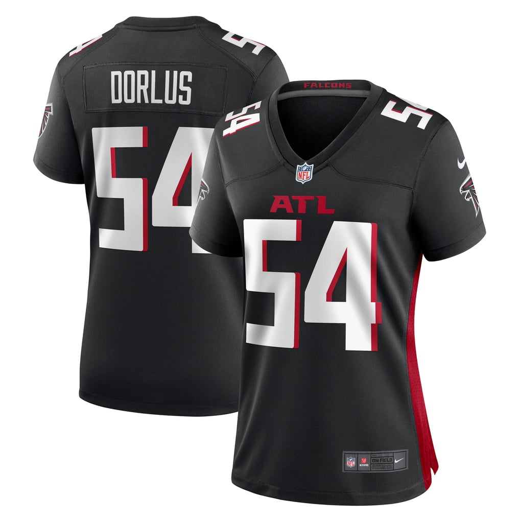 Women's Atlanta Falcons Brandon Dorlus Nike Black Team Game Jersey
