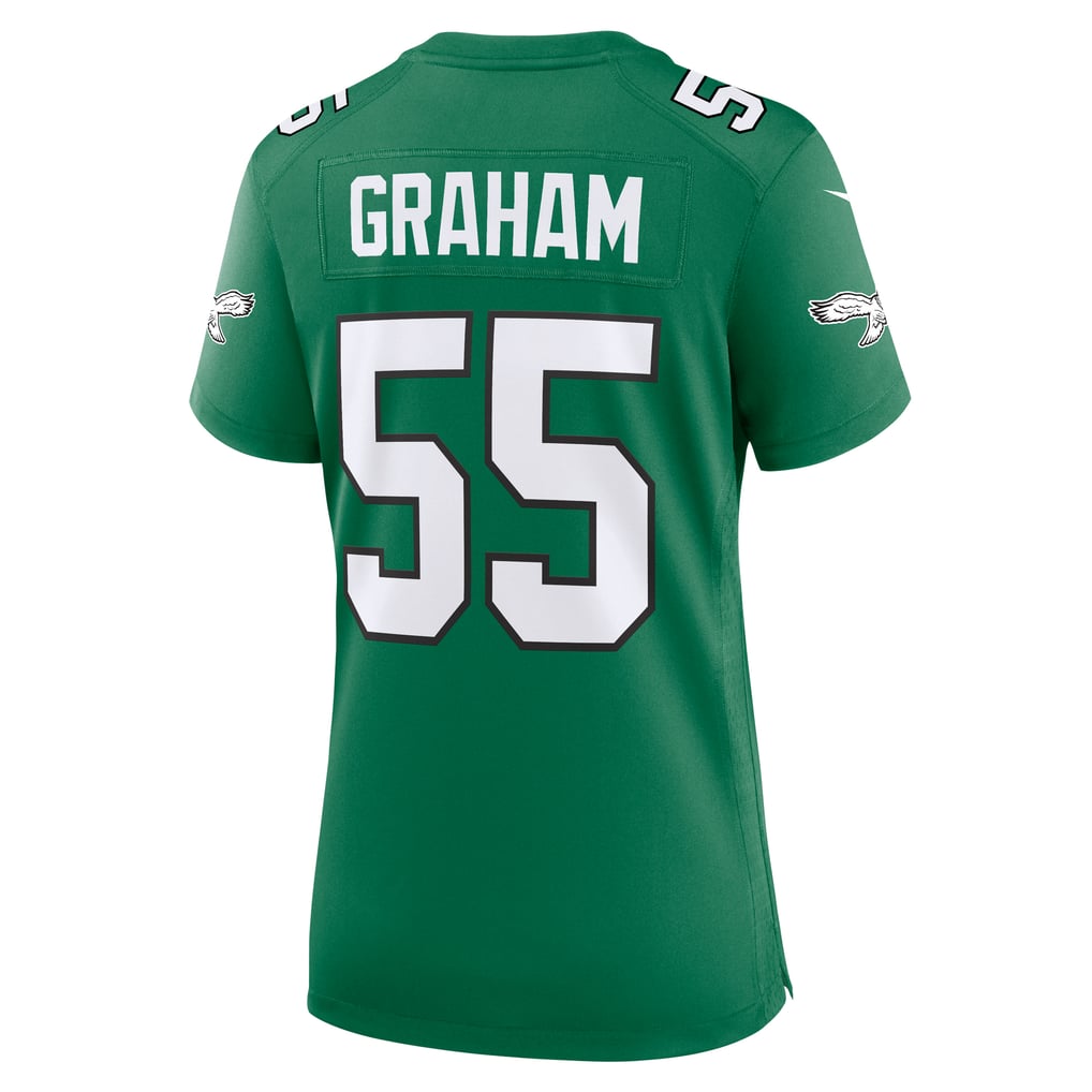 Women's Philadelphia Eagles Brandon Graham Nike Kelly Green Alternate Game Jersey - Image 4