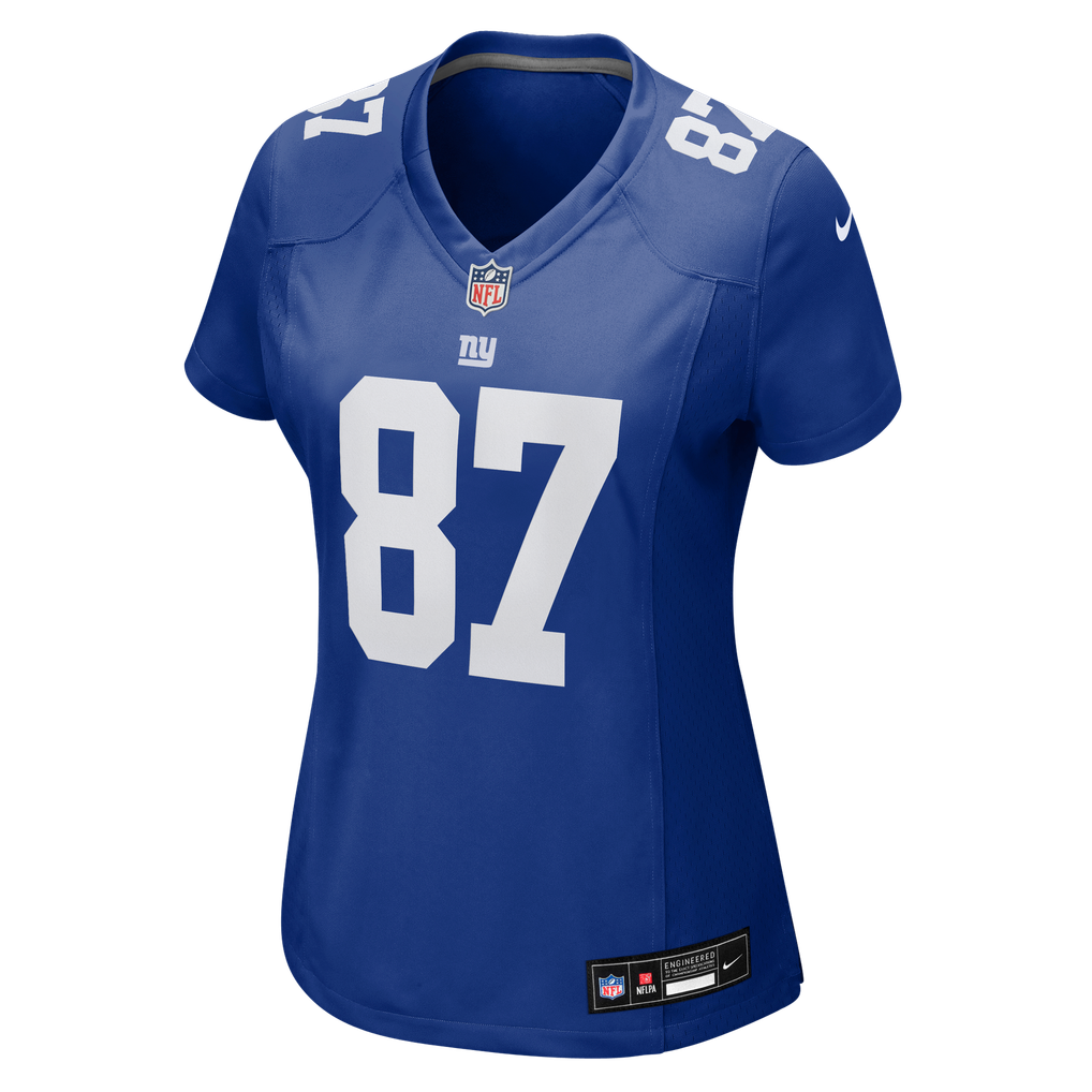 Women's New York Giants Braxton Berrios Nike Royal Team Game Jersey - Image 7