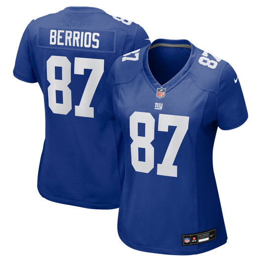 Women's New York Giants Braxton Berrios Nike Royal Team Game Jersey - Image 1