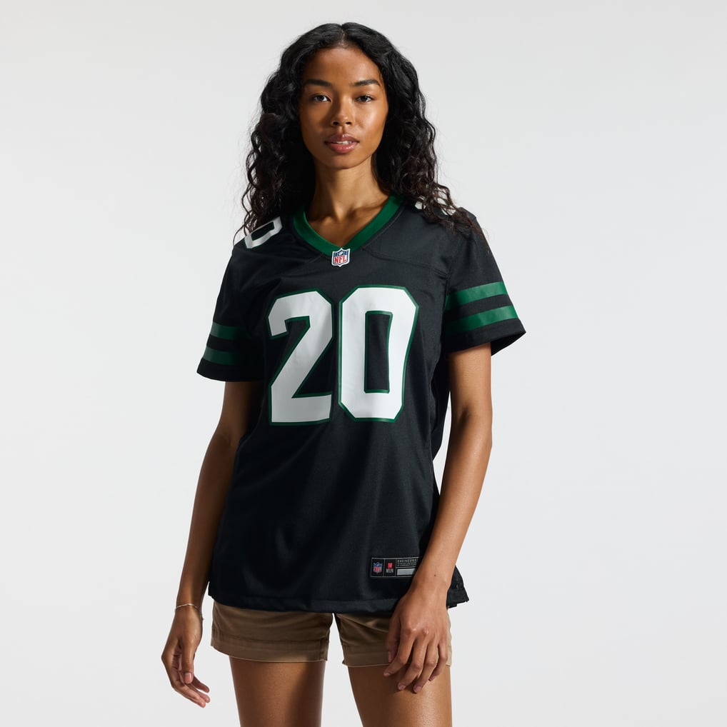 Women's New York Jets Breece Hall Nike Legacy Black Alternate Game Jersey - Image 3