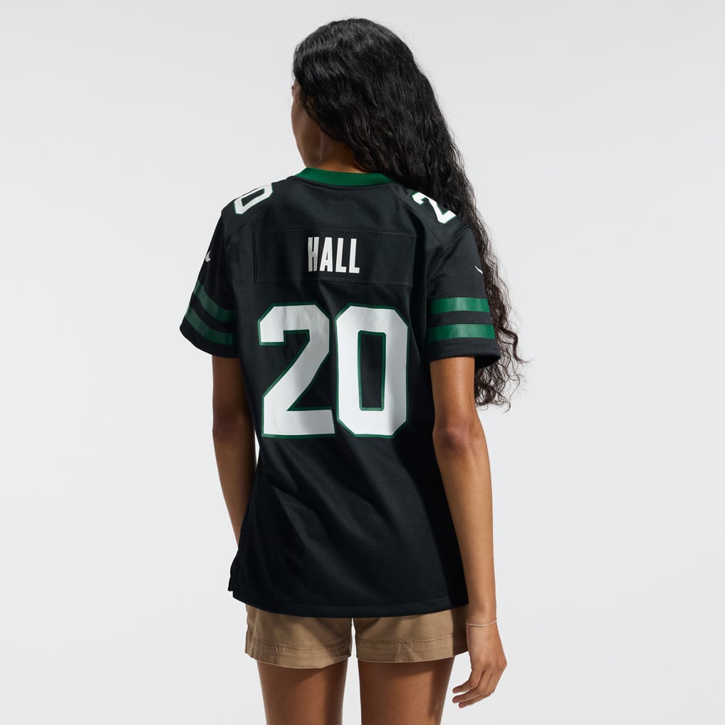 Women's New York Jets Breece Hall Nike Legacy Black Alternate Game Jersey - Image 4