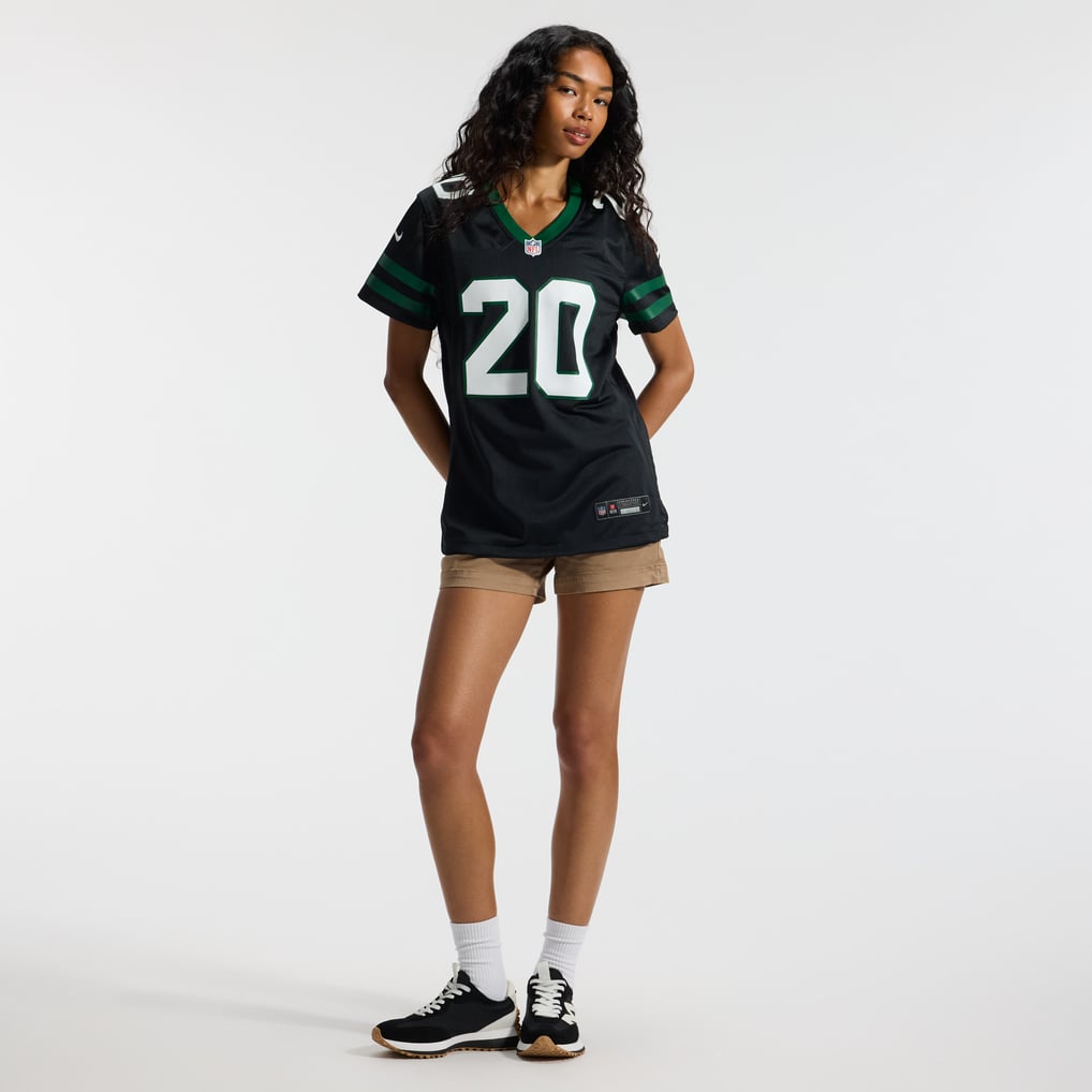 Women's New York Jets Breece Hall Nike Legacy Black Alternate Game Jersey - Image 5