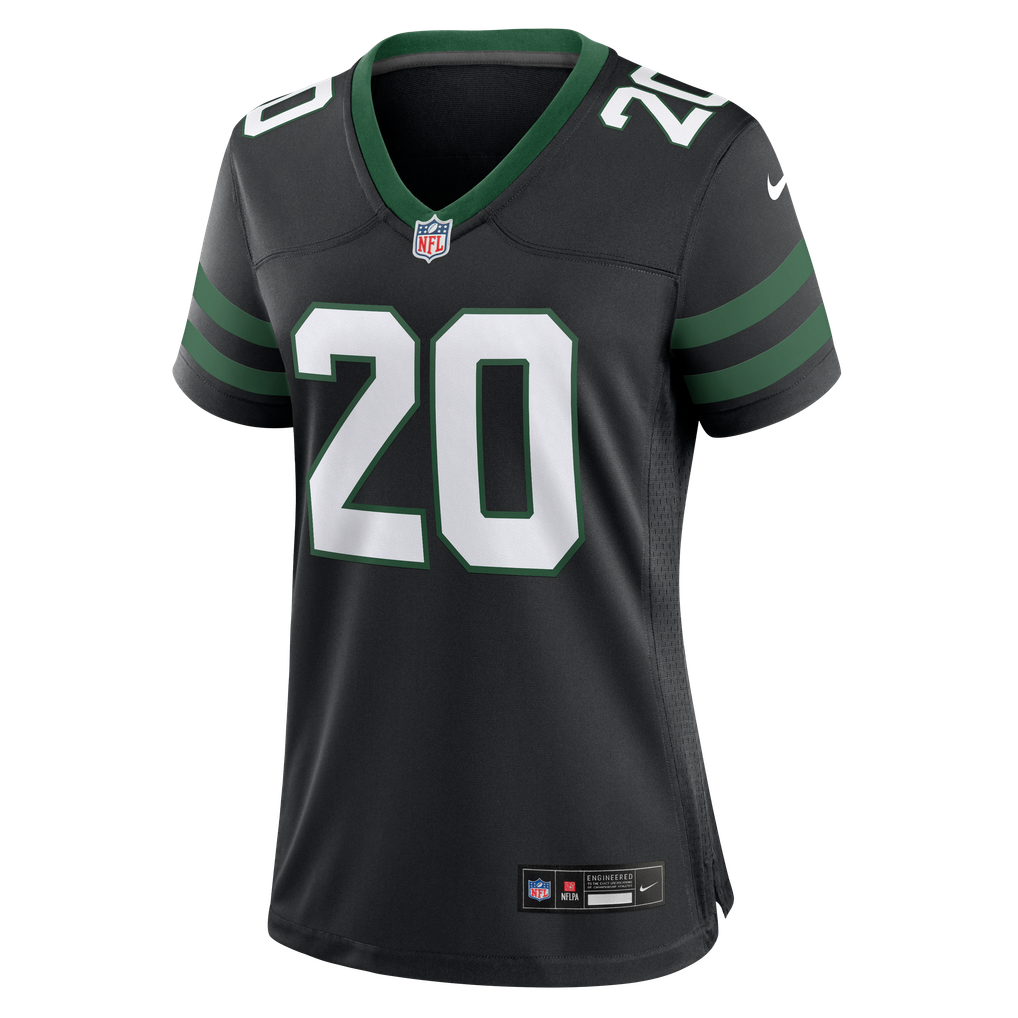 Women's New York Jets Breece Hall Nike Legacy Black Alternate Game Jersey - Image 7