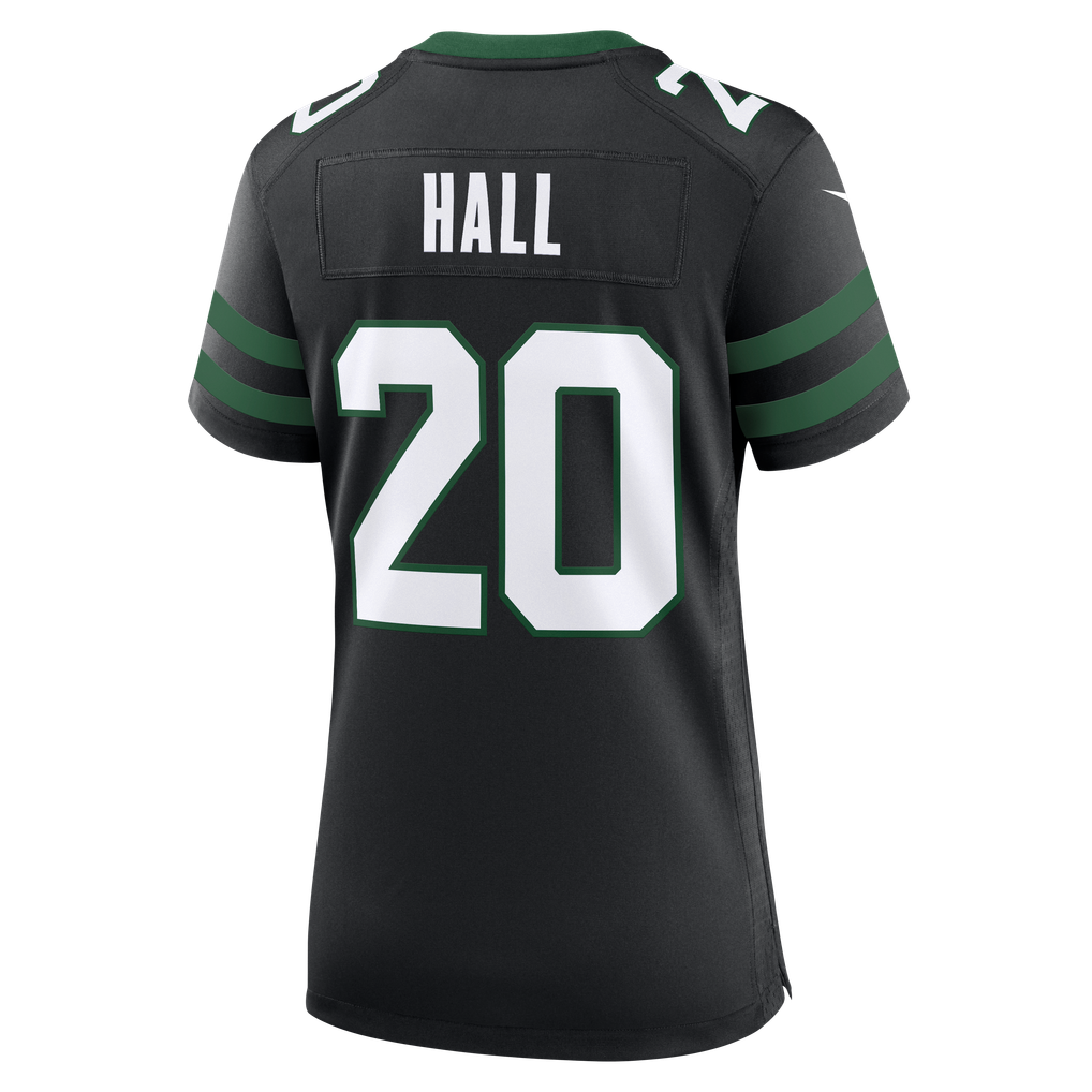 Women's New York Jets Breece Hall Nike Legacy Black Alternate Game Jersey - Image 8