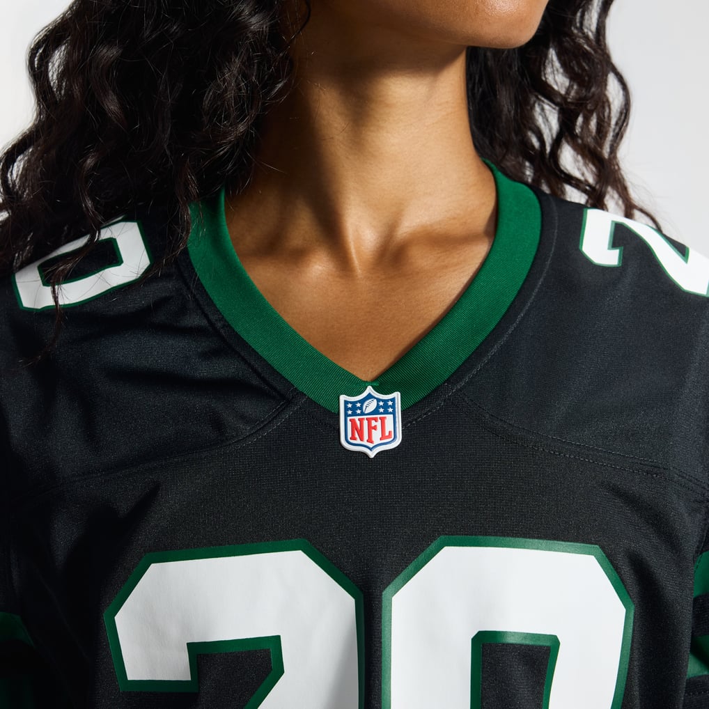 Women's New York Jets Breece Hall Nike Legacy Black Alternate Game Jersey - Image 10