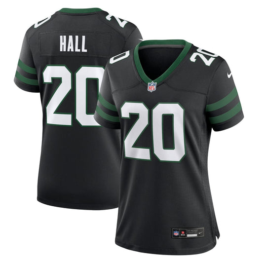 Women's New York Jets Breece Hall Nike Legacy Black Alternate Game Jersey - Image 1