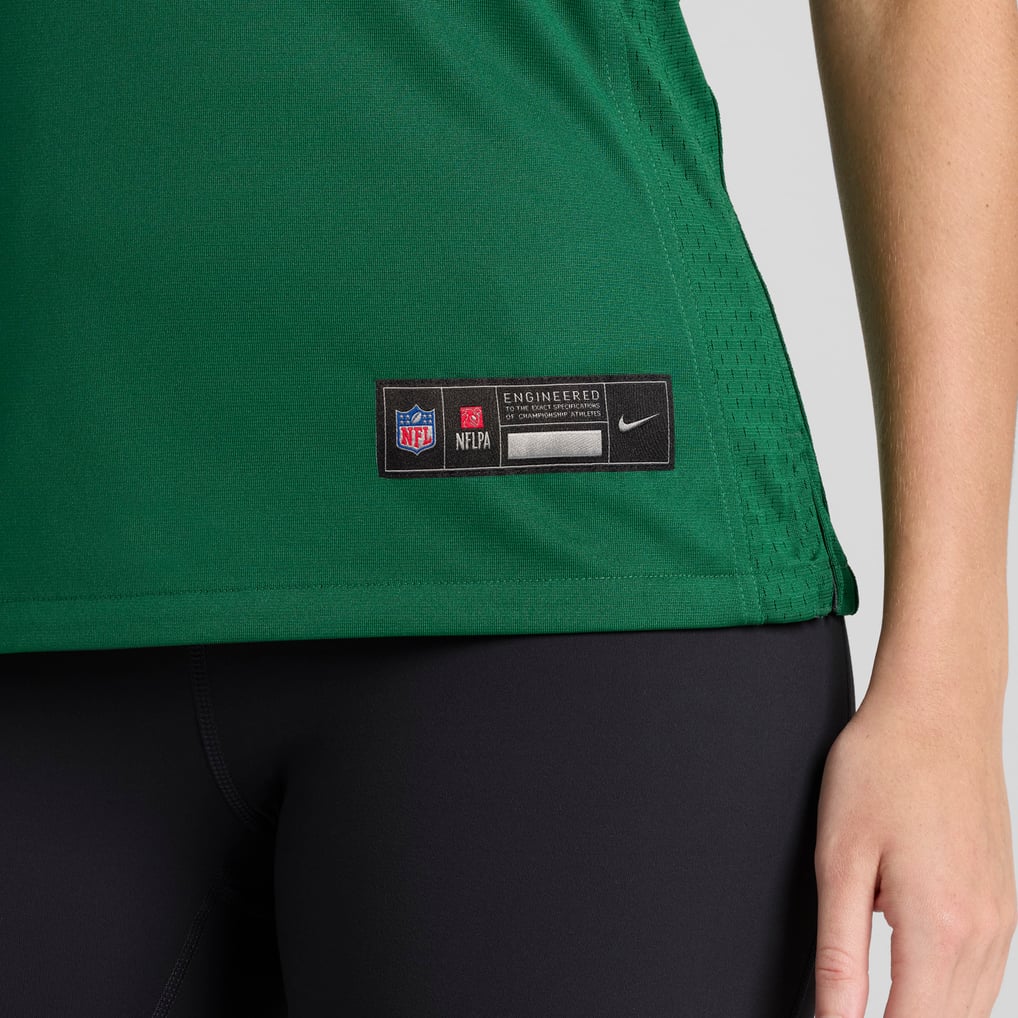 Women's New York Jets Breece Hall Nike Legacy Green Game Jersey - Image 10